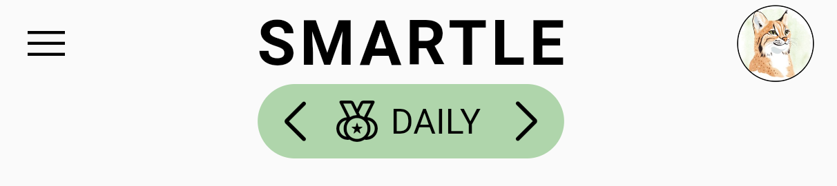 Smartle mode switcher with left and right arrows